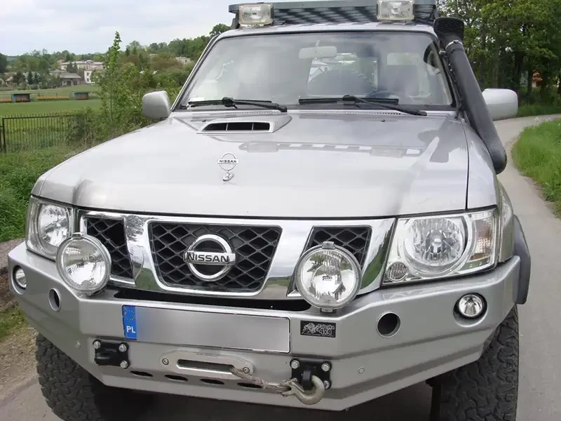 Купить Передний бампер без кенгурятника Nissan Patrol GU4 F4X4