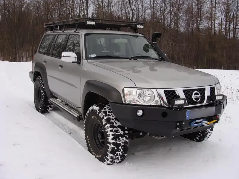 Купить Передний бампер без кенгурятника Nissan Patrol GU4 F4X4