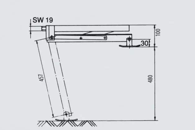 Buy Spora Rifle AL-KO 600 kg (front right/back left) 404 mm 457 mm