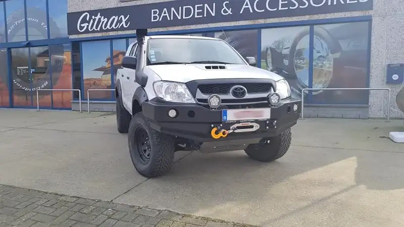 Buy Front bumper without a kangaroo for Toyota Hilux 08-11 F4X4