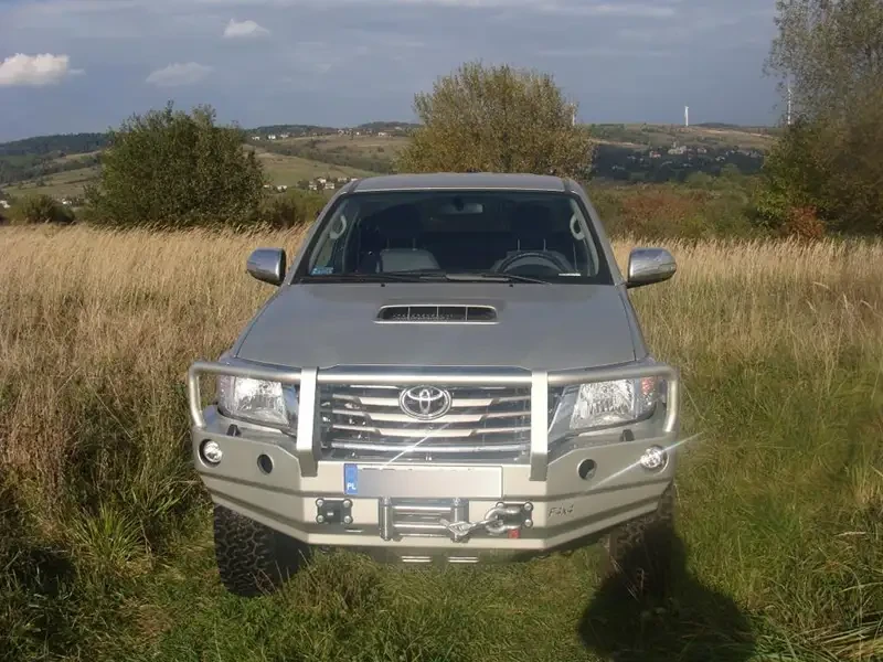 Buy Front bumper with a kangaroo for Toyota Hilux 11-15 F4X4