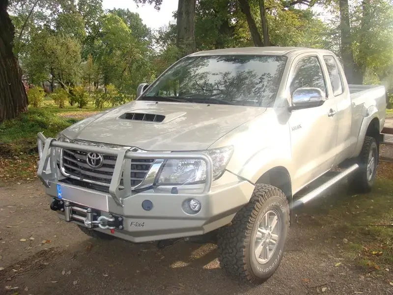 Buy Front bumper with a kangaroo for Toyota Hilux 11-15 F4X4