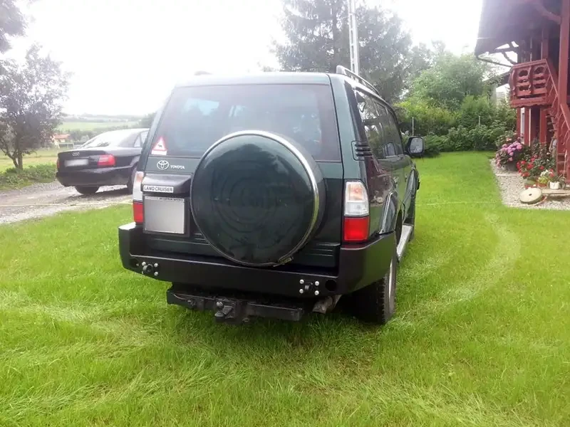 Buy Rear bumper for Toyota Prado 95 96-02 with expansions of arches F4X4 ZCM