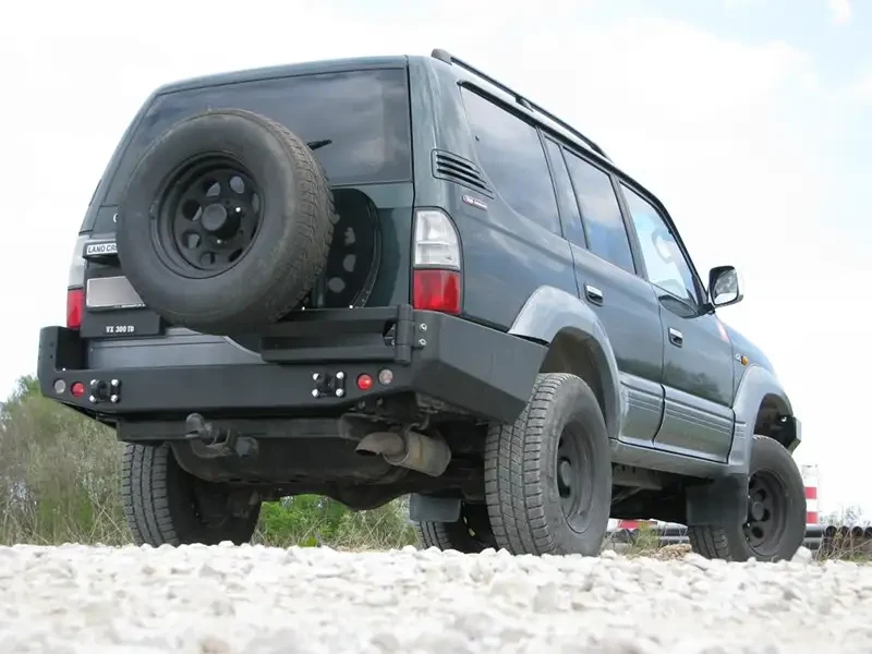 Купить Задний бампер для Toyota Prado 95 96-02 с расширителями арок F4X4 ZCR