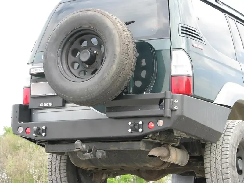 Купить Задний бампер для Toyota Prado 95 96-02 с расширителями арок F4X4 ZCR