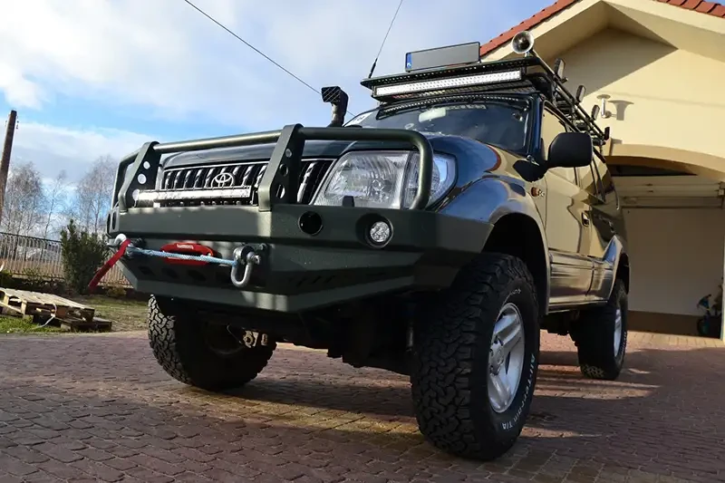 Buy Front bumper with Toyota Prado 90 /95 96-99 with expansers F4X4 ZCIB