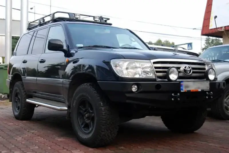 Купити Передній бампер для Toyota Land Cruiser 100 04-07 рестайлинг F4X4