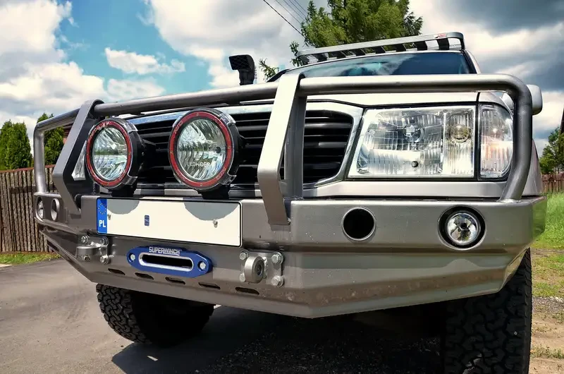 Buy Front bumper with Toyota Land Cruiser 100 98-04 F4X4