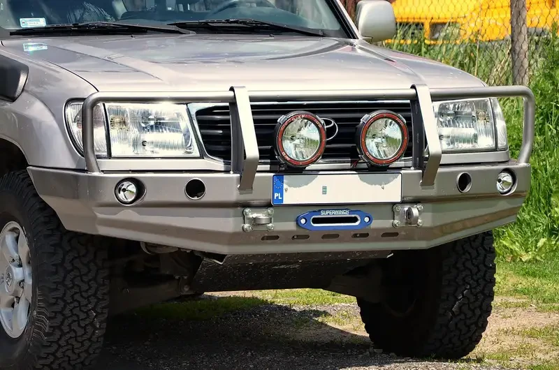 Buy Front bumper with Toyota Land Cruiser 100 04-07 Restailing F4X4