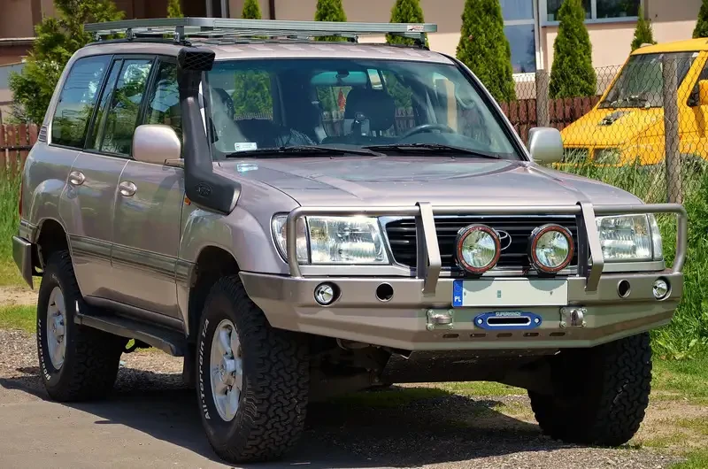 Buy Front bumper with toyota Land Cruiser Kangaroo 105 1998+ F4X4