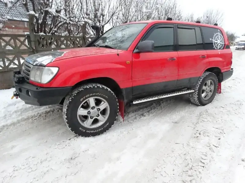 Купить Защитные пороги для Toyota Land Cruiser 100 дизель 98-07 F4X4