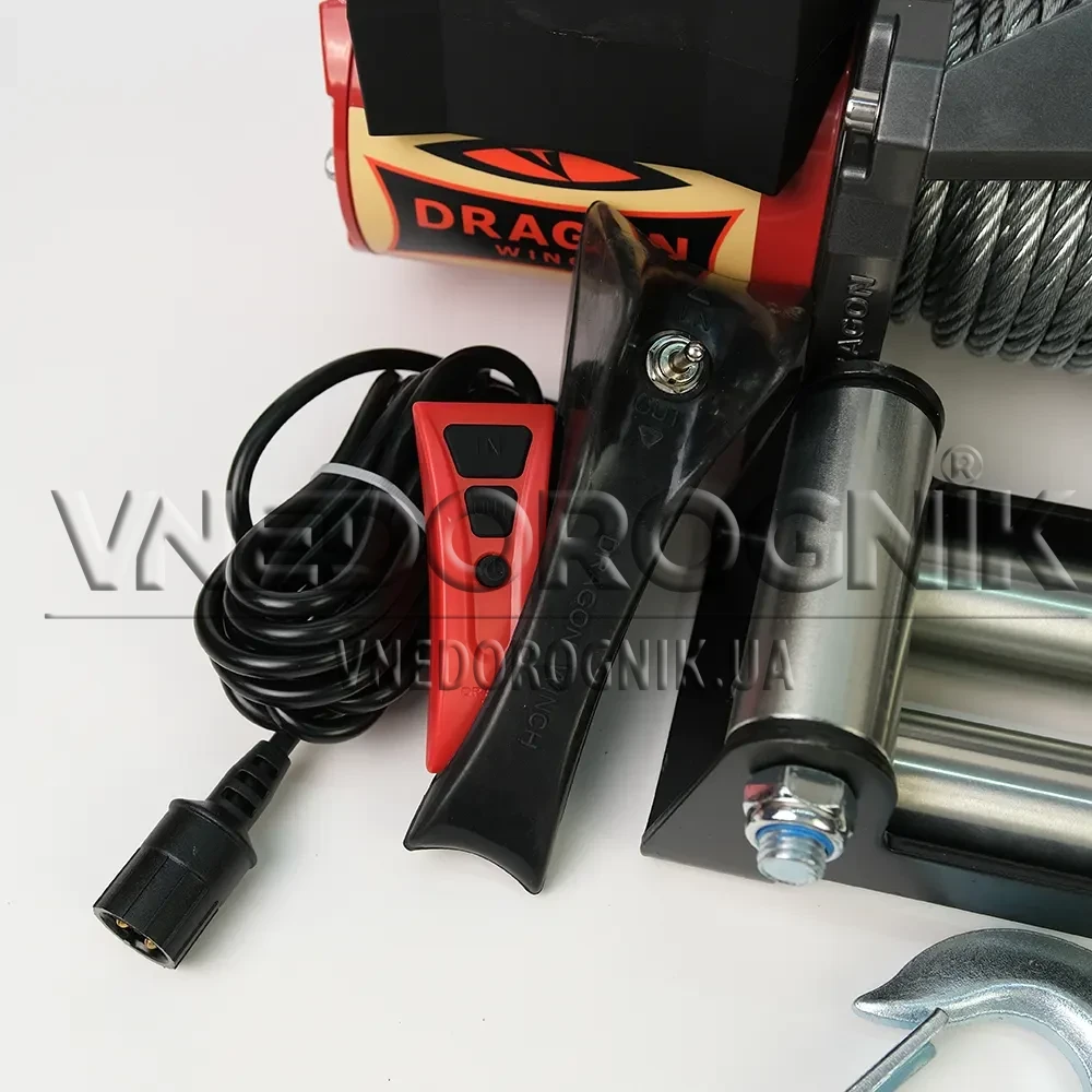 Купити Лебідка автомобільна електрична Dragon Winch DWM 13000 HD 12 В трос 30 м