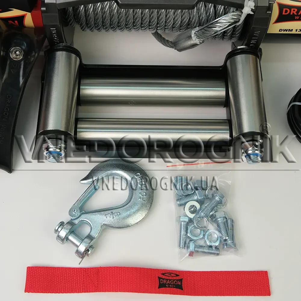 Купити Лебідка автомобільна електрична Dragon Winch DWM 13000 HD 24 В трос 30 м