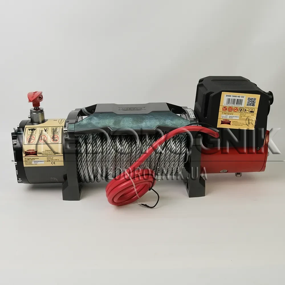 Buy Winch Automobile electric Dragon Winch DWM 13000 HD 24 in a rope 20 m