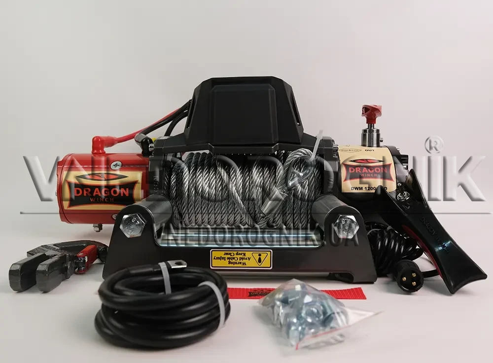 Купити Лебідка автомобільна електрична Dragon Winch DWM 12000 HD 12 В трос 30 м
