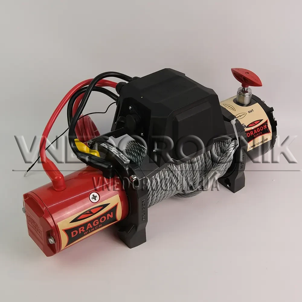 Купити Лебідка автомобільна електрична Dragon Winch DWM 12000 HD 12 В трос 30 м