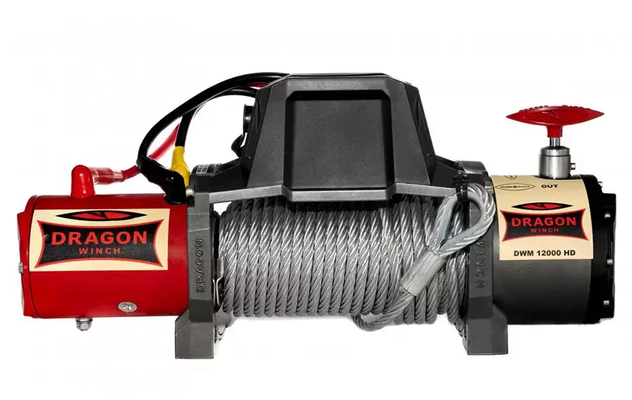 Купити Лебідка автомобільна електрична Dragon Winch DWM 12000 HD 24 В трос 20 м