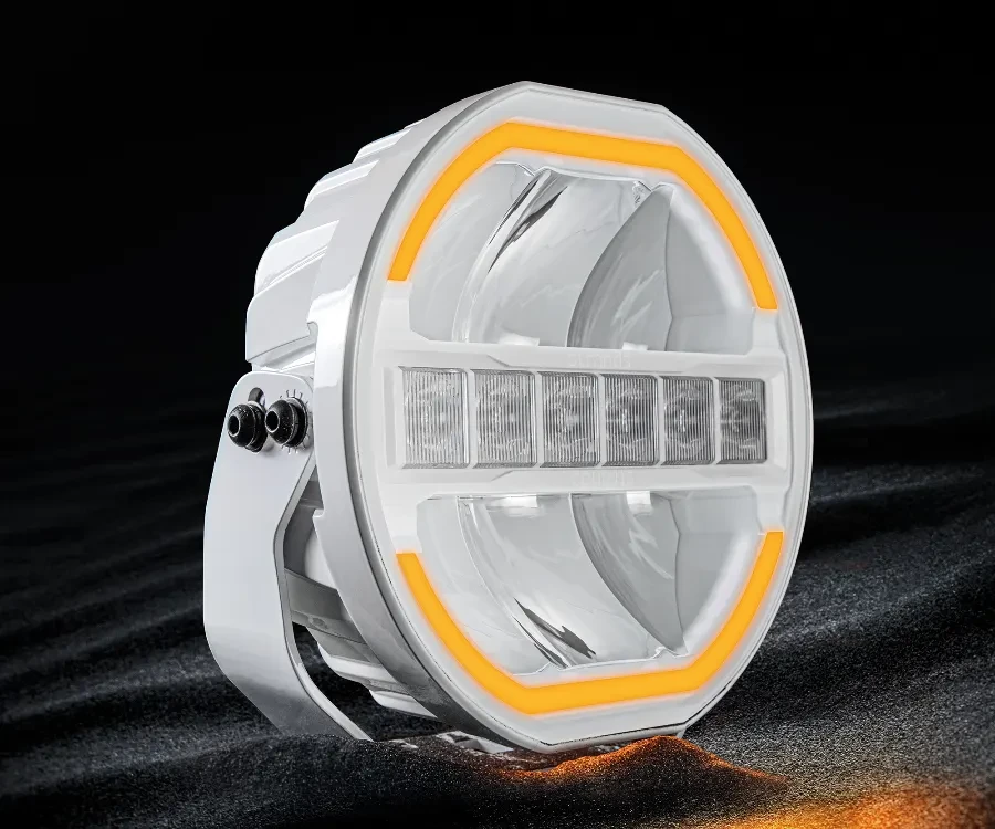 Купить Дополнительная фара дальнего света Strands Siberia Skylord White 9" с ⬜️🟧 габаритными огнями