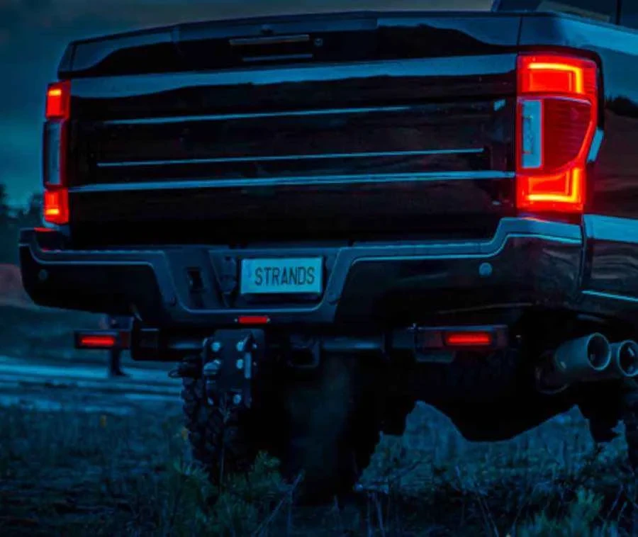 Buy Multifunctional Rear Lantern Strands Tail Light LED with ⬜️🟧🟥 Light