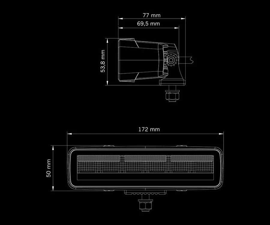 Buy Multifunctional Rear Lantern Strands Tail Light LED with ⬜️🟧🟥 Light