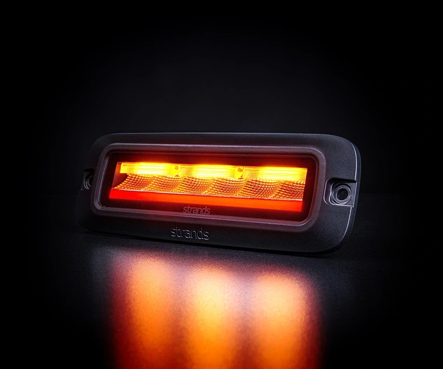 Buy Multifunctional Rear Lantern Strands Tail Light LED with ⬜️🟧🟥 Light