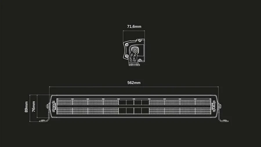 Buy Strands Siberia NG DR 22 LED Balka "Two -row with ⬜️🟧 Overall Lights and Stroboscope