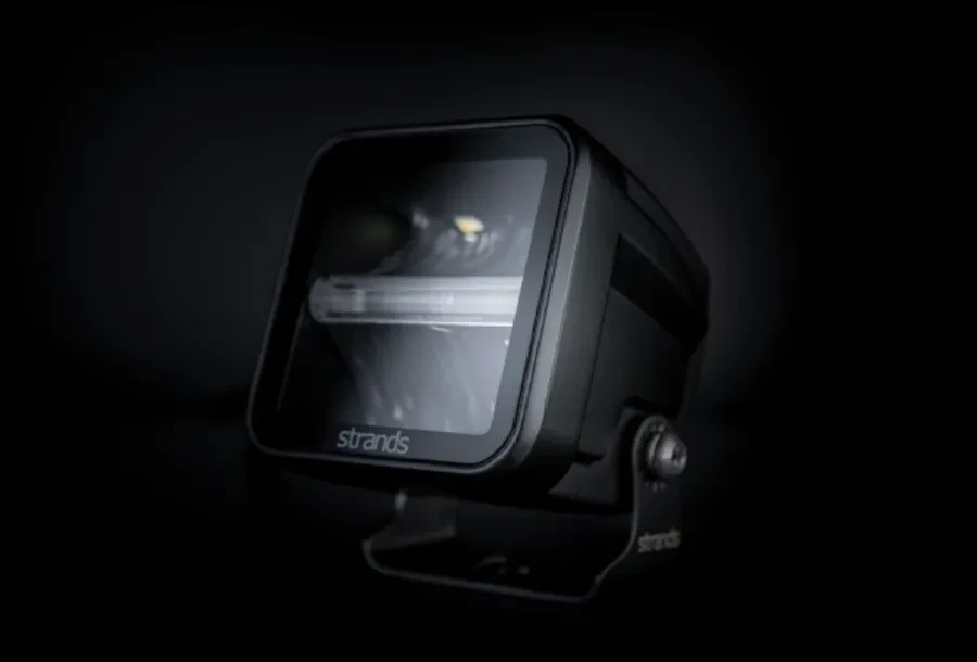 Купити Додаткова фара робочого світла Strands Siberia Qube Light з ⬜️🟧 габаритними вогнями