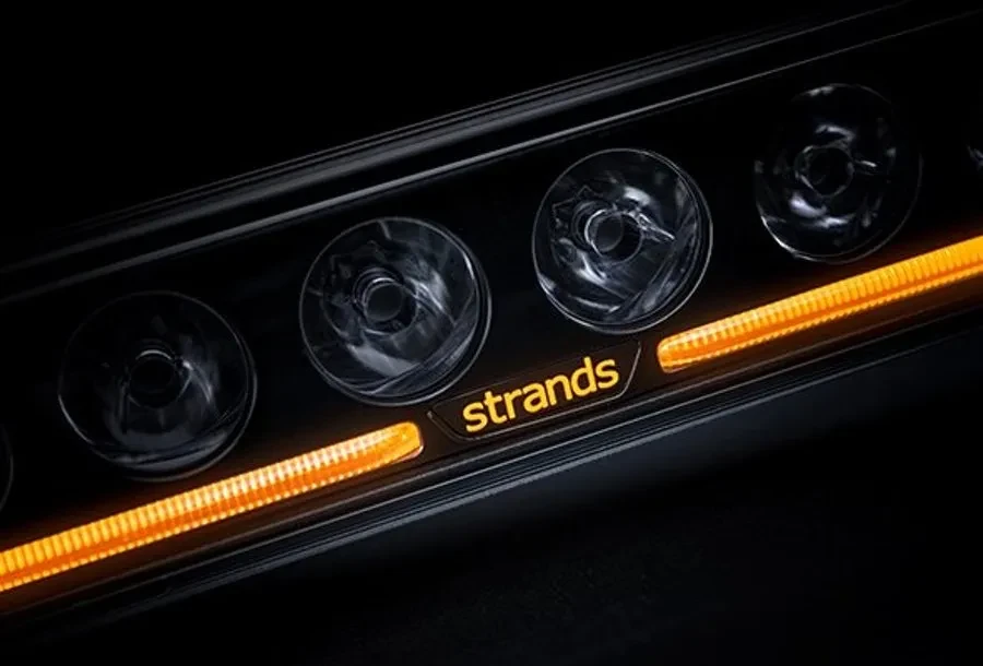 Buy Ready -set to install Strands Dark Knight Identity 20 "LED BAR ⬜️🟧 In Bumper