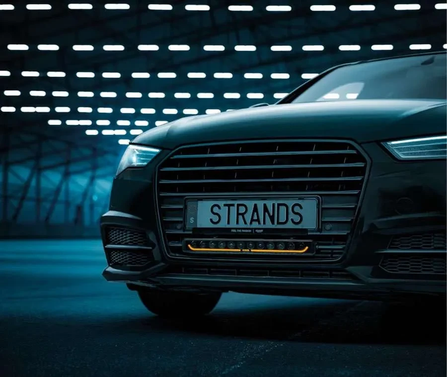 Buy Ready -set to install Strands Dark Knight Identity 20 "LED BAR ⬜️🟧 In Bumper