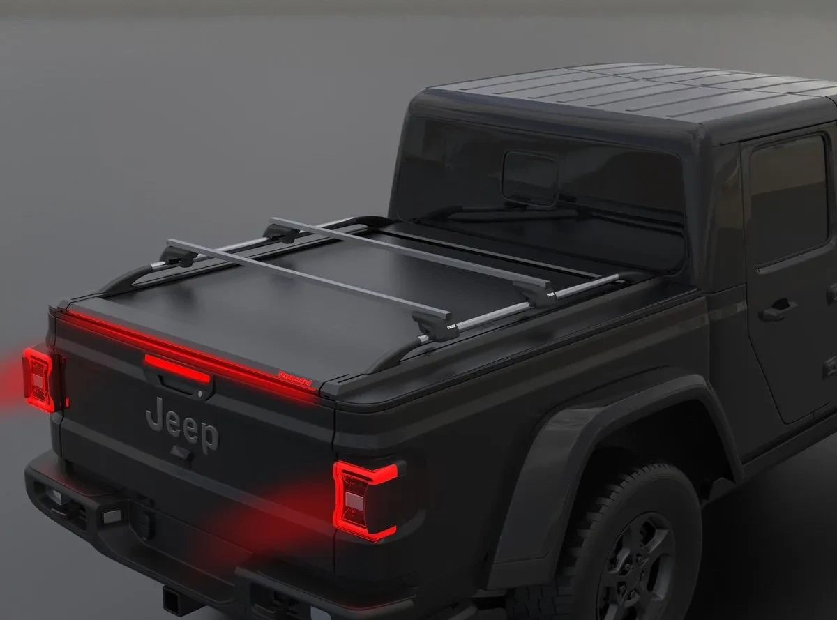 Купить Ролет для Jeep Gladiator 2020+ Tessera Roll+ (Basic + E-KIT) матовый черный