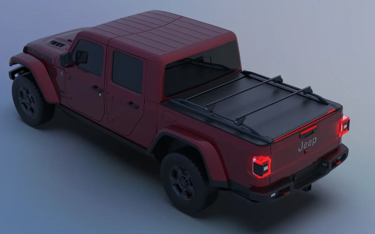 Купить Ролет для Jeep Gladiator 2020+ Tessera Roll+ (Basic + E-KIT) матовый черный