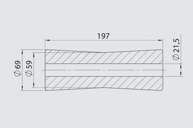 Buy AL-KO 69x197/21.5 mm