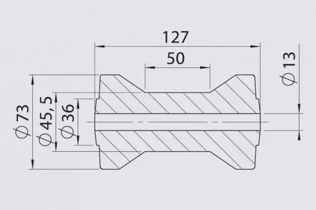 Buy RP-55 AL-KO 73x127 / 13 mm