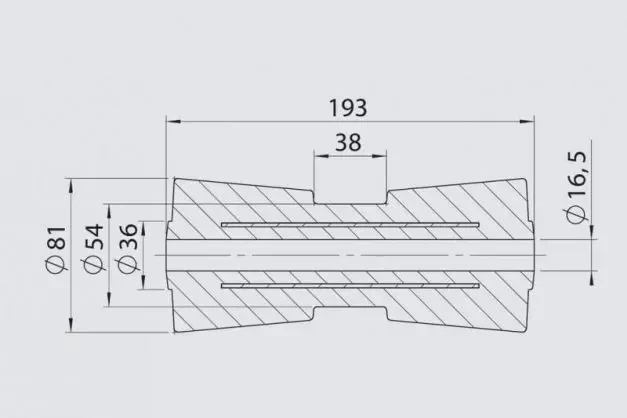 Buy RP-8 AL-KO 81x193 / 16.5 mm