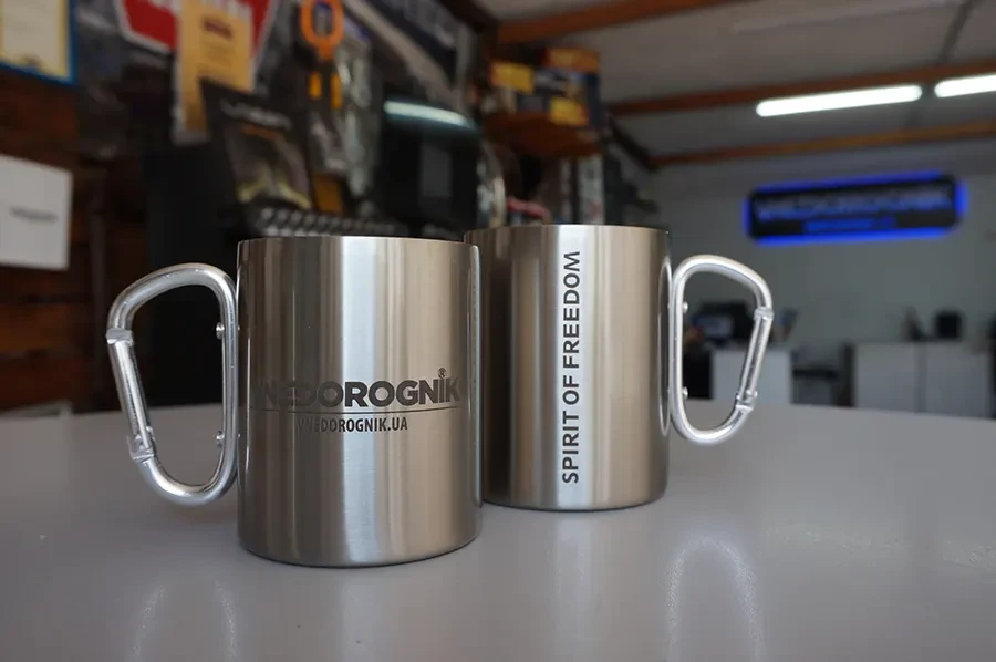 Купити Кружка металева Vnedorognik з карабіном 300 мл