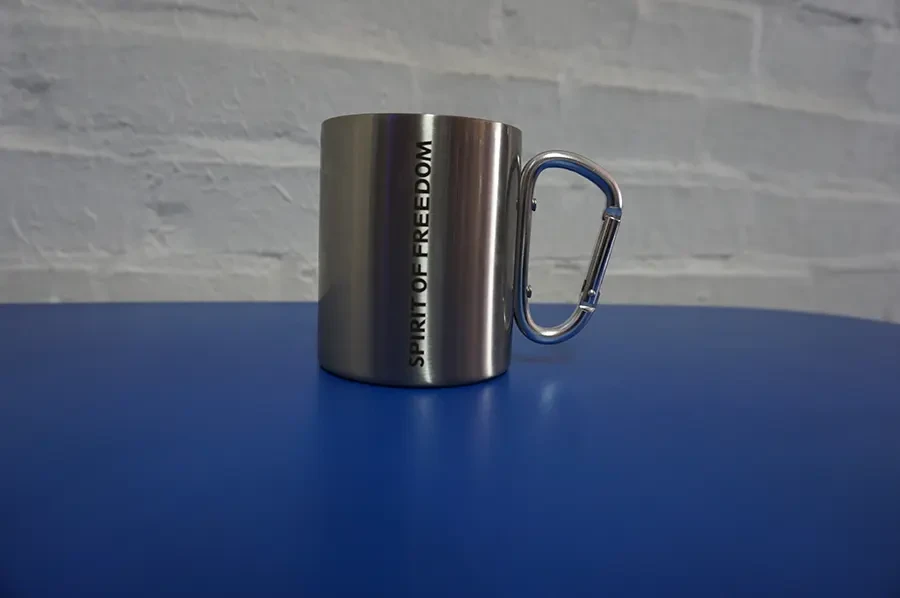 Купить Кружка металлическая Vnedorognik с карабином 300 мл