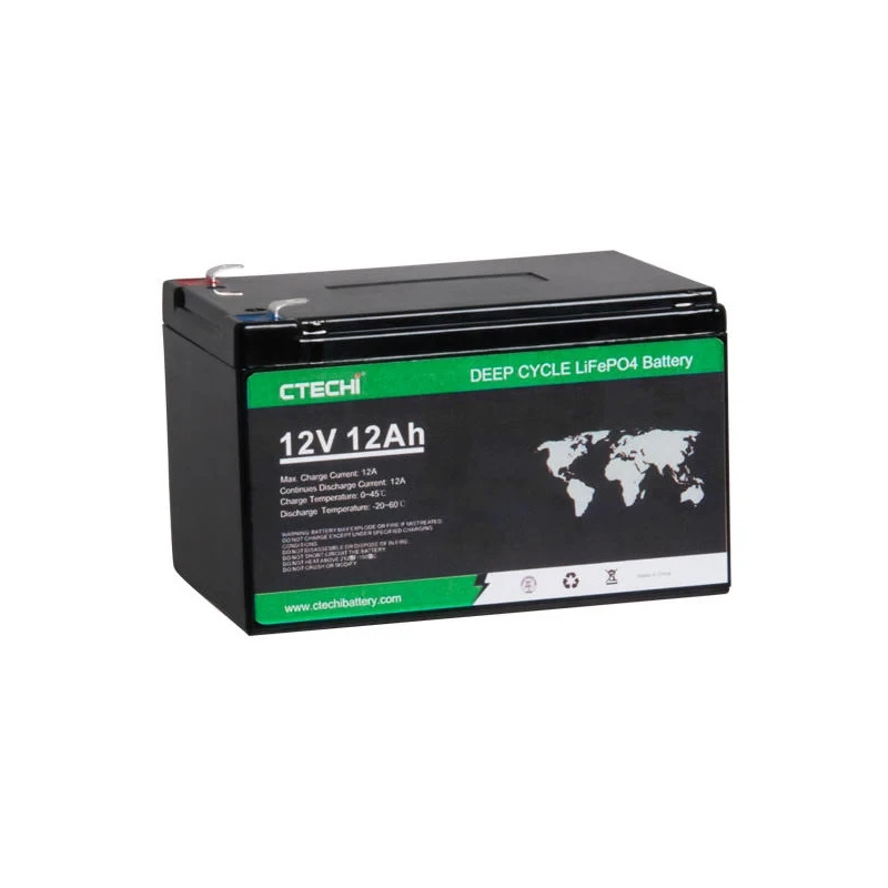 Купити Акумулятор CTECHI LiFePO4 12V 12Ah CT12.8V12AH