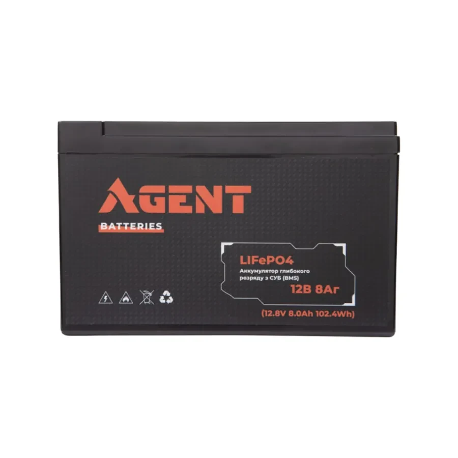 Buy Lifepo4 Agent 12V 8h 151*66*94MM IFM12-80E2