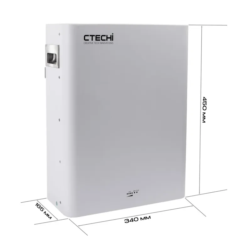 Купить Настенный аккумулятор высокой емкости CTECHi 48V50Ah LiFePO4 2.4KWH