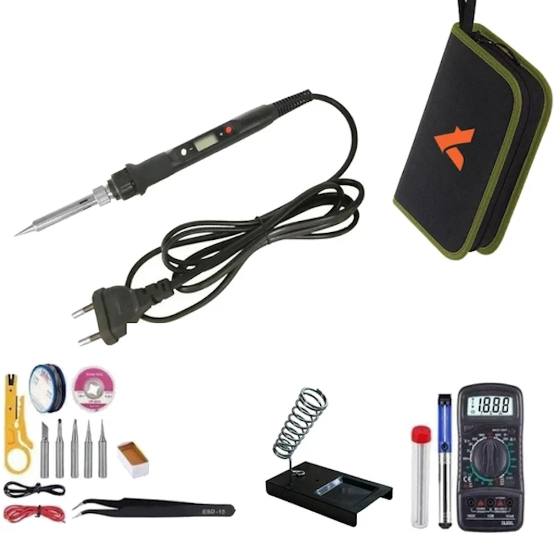 Купити Паяльний набір Agent Паяльник 80W + Мультиметр JCD XL83 + аксесуари