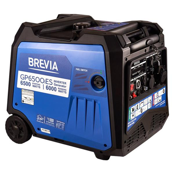 Buy Brevia generator Inverter gasoline 6.5kW (Nom 6.0kW) with electrical starter