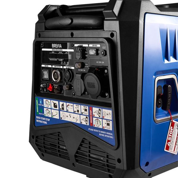 Buy BREVIA generator Inverter Gasobenzynosine 6.0kW Dual Fuel (Nom 5,5kW) with electrical starter