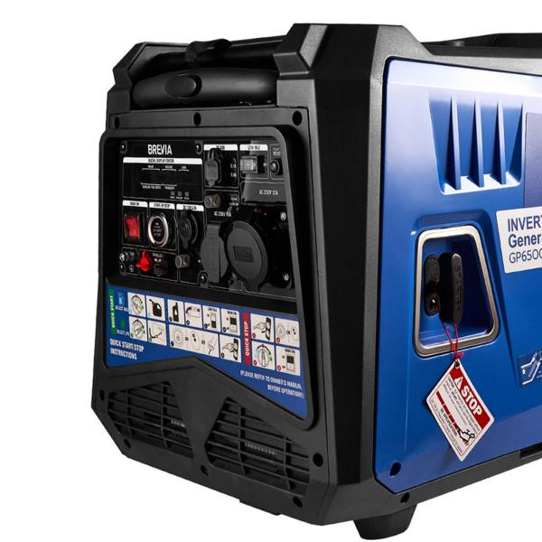 Buy BREVIA generator Inverter Gasobenzynosine 6.5kW Dual Fuel (Nom 6.0kW) with electrical starter