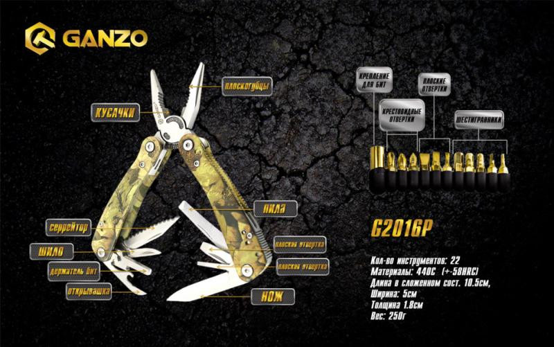 Купити Multi Tool Ganzo G107 (G2016P)