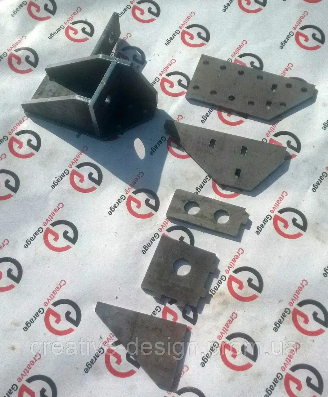 Buy Enhanced Brackets-Budynosi Creativegarage's front shock absorbers for VAZ Niva 2121-21217 Longer 4 mm pair