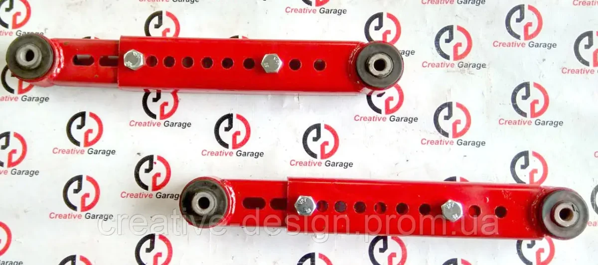 Купити Тяги заднього мосту повздовжні верхні підсилені з регулюванням CreativeGarage Тавр RS на втулках мазда для Нива ВАЗ 2121-2123