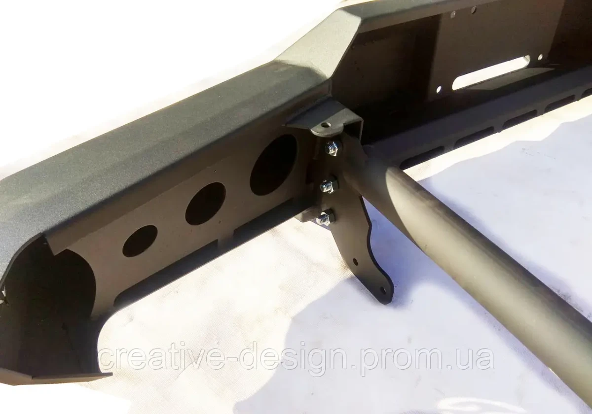 Buy Front power bumper for field VAZ 2121-21217 under the winch Rif Hard 1.1