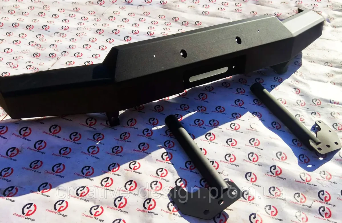 Buy Front power bumper for field VAZ 2121-21217 under the winch Rif Hard 1.1