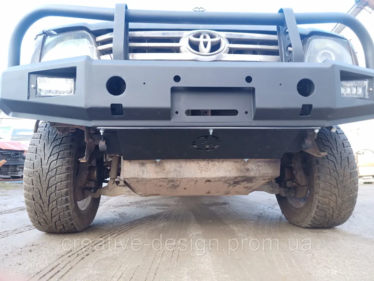 Buy Front power bumper for Toyota Land Cruiser 90/95 Prado J9 under the winch