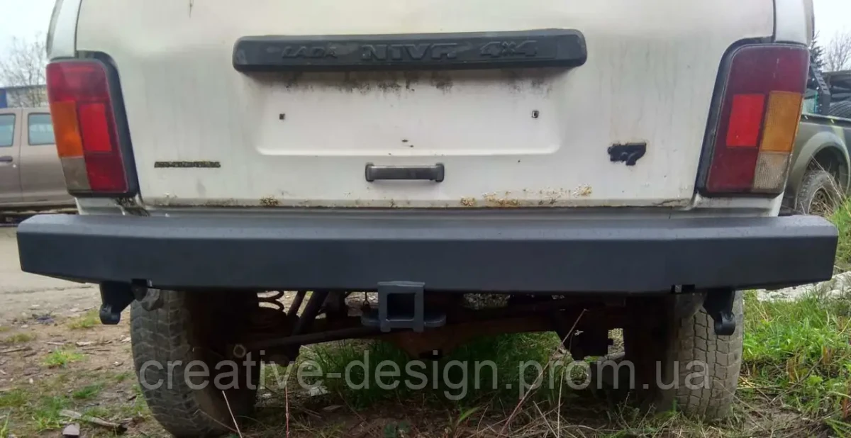 Купити Задній силовий бампер CreativeGarage для Нива 2121-21214 RIF Hard 2.0